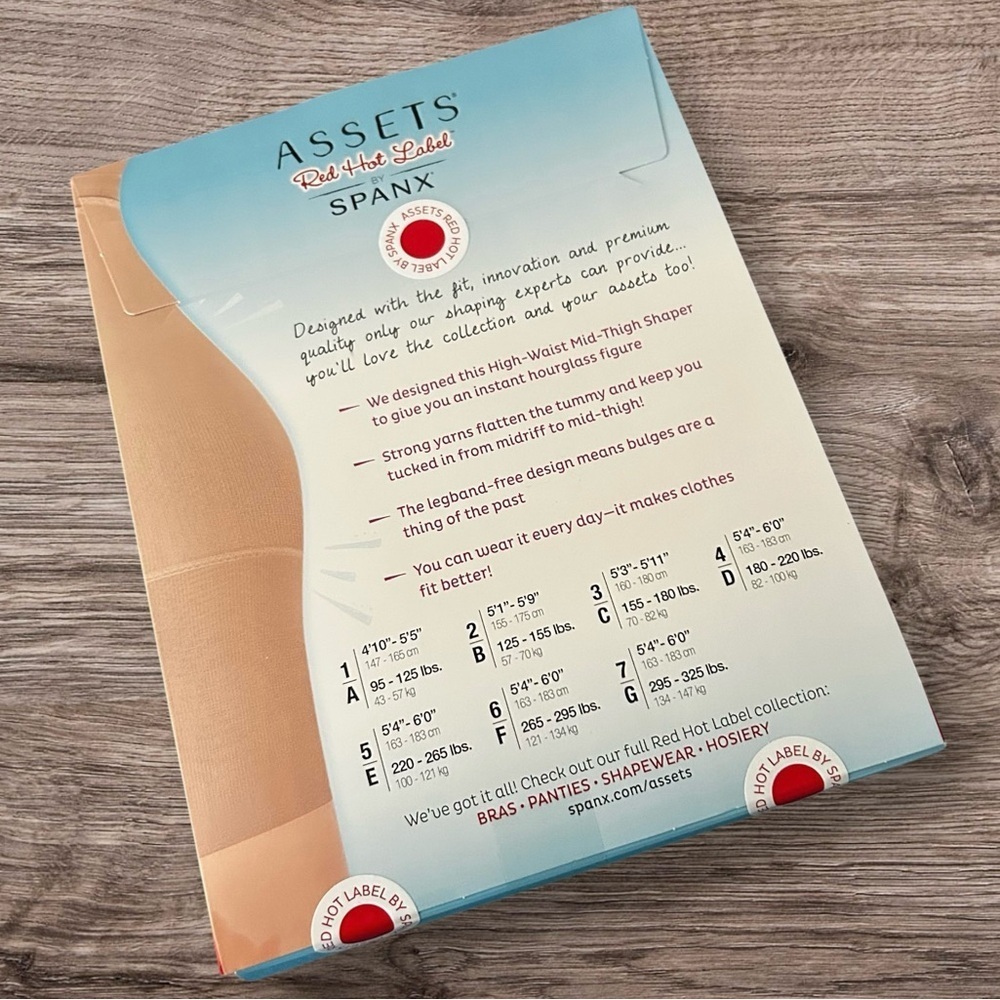 Spanx Assets Red Hot Label Shaper Super Control High Waisted Panty Size F Beige - Picture 4 of 5